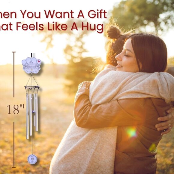 Pet Memorial Wind Chime, Pawprints Left by You, NWT - Picture 4 of 5